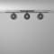 Designers Fountain Elements 24in 3-Light Chrome Industrial Indoor Vanity Light with Clear Rain Glass Shades 86503-CHA - alternate 4